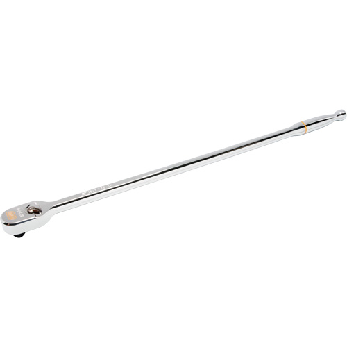 120XP Full Polish Chrome Extra Long Handle Teardrop Ratchet, 1/2" Drive, Ergonomic Handle Les Fournitures Industrielles Méga