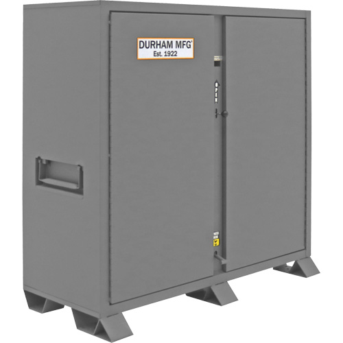 Jobsite Storage Cabinet, Steel, 47.5 Cubic Feet, Grey Les Fournitures Industrielles Méga
