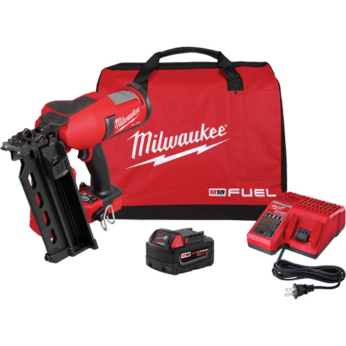Fuel Duplex Nailer Kit, 18 V, Lithium-Ion Les Fournitures Industrielles Méga