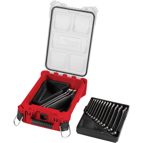 Wrench Set with PackOut Compact Organizer, Combination, 15 Pieces, Metric Les Fournitures Industrielles Méga