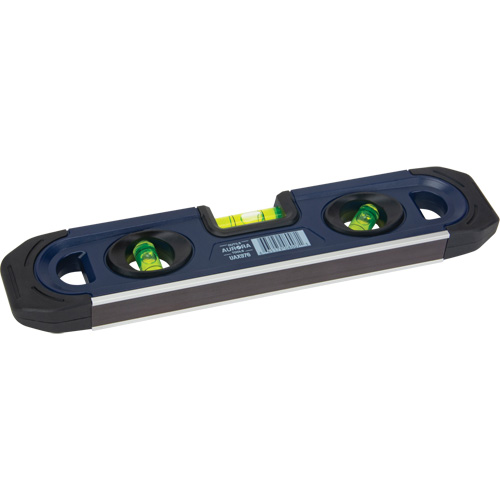 Torpedo Level, 9" L, 3 Vials, Magnetic Les Fournitures Industrielles Méga