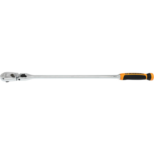 90-Tooth Dual Material Locking Flex Head Teardrop Ratchet Les Fournitures Industrielles Méga