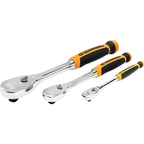 90-Tooth Dual Material Teardrop Ratchet Set Les Fournitures Industrielles Méga