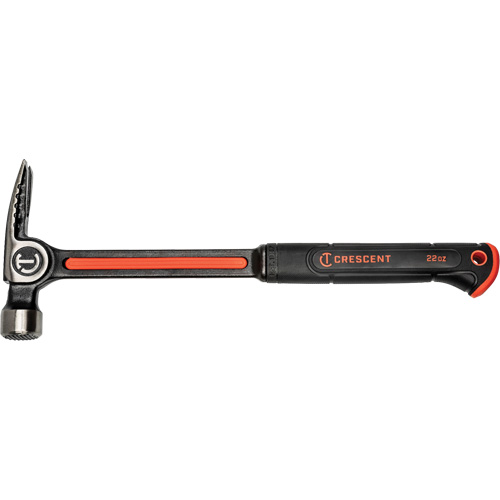 Marteau de charpente en acier avec face meul&eacute;e, 22 oz, Prise en Acier plein, 16" lo Les Fournitures Industrielles Méga