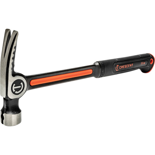 Marteau de charpente en acier avec face meul&eacute;e, 22 oz, Prise en Acier plein, 16" lo Les Fournitures Industrielles Méga