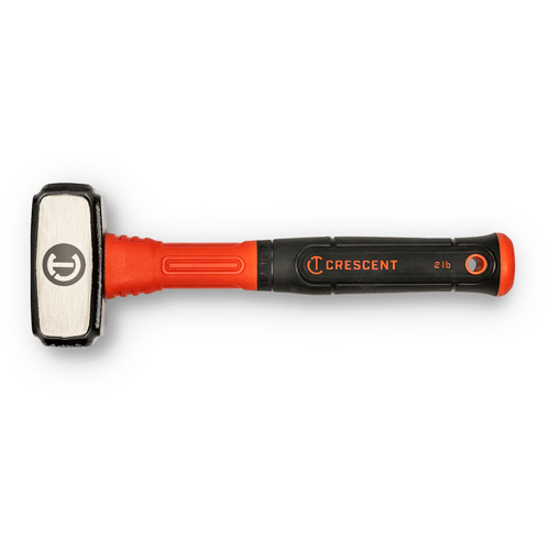 Drilling Hammer, 2 lbs., Cushion/Fibreglass Handle, 4" L Les Fournitures Industrielles Méga