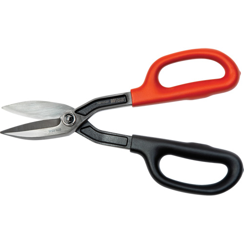 Cisaille de ferblantier droite, Longueur de coupe de 2", Coupe Droit Les Fournitures Industrielles Méga