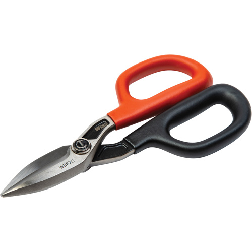 Cisaille de ferblantier droite, Longueur de coupe de 1-31/50", Coupe Droit Les Fournitures Industrielles Méga