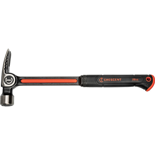 Marteau de charpente &agrave; face meul&eacute;e, 28 oz, Prise en Acier plein, 16" lo Les Fournitures Industrielles Méga