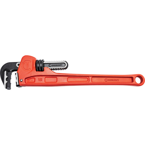 Cl&eacute; &agrave; tuyau &agrave; m&acirc;choires K9, Cap des m&acirc;choires 2-7/8", Longueur 18", Fini Rev&ecirc;tement en poudre, Prise Ergonomique Les Fournitures Industrielles Méga