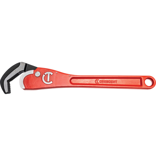 Cl&eacute; pour tuyau en acier auto-ajustable, Cap des m&acirc;choires 2-1/2", Longueur 16", Fini Rev&ecirc;tement en poudre, Prise Non-ergonomique Les Fournitures Industrielles Méga