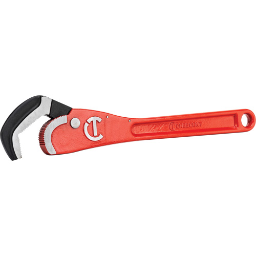 Cl&eacute; pour tuyau en acier auto-ajustable, Cap des m&acirc;choires 2-1/2", Longueur 16", Fini Rev&ecirc;tement en poudre, Prise Non-ergonomique Les Fournitures Industrielles Méga