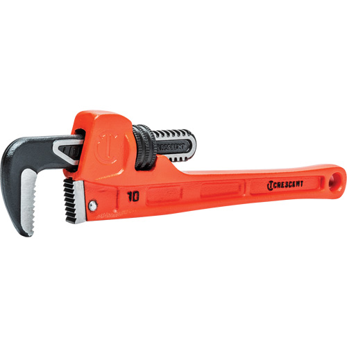 Cl&eacute; pour tuyau SLIM JAW, Cap des m&acirc;choires 1-9/10", Longueur 10", Fini Rev&ecirc;tement en poudre, Prise Non-ergonomique Les Fournitures Industrielles Méga
