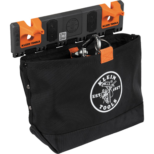 Bucket Work CentreS-Hook Hardware Pouch Module, Nylon, 1 Pockets, Black/Orange Les Fournitures Industrielles Méga