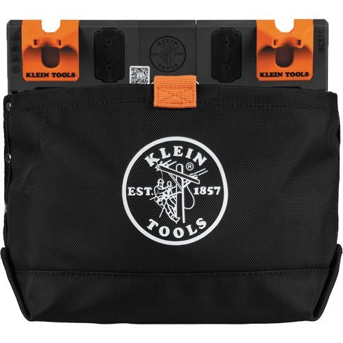 Module de poche pour quincaillerie avec crochet en S Bucket Work Centre, Nylon, 1 pochettes, Noir/Orange Les Fournitures Industrielles Méga