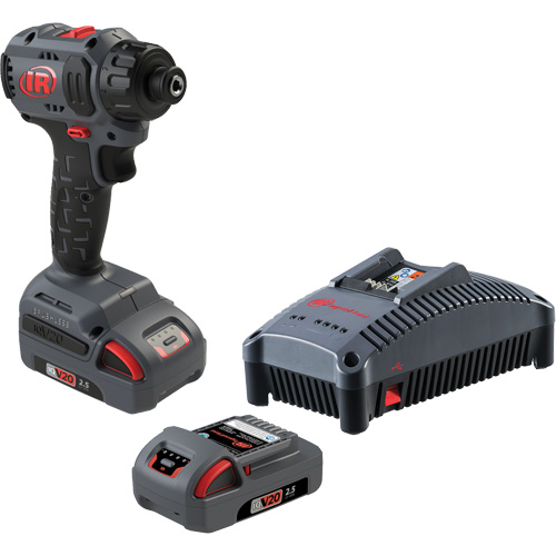 Ensemble de tournevis compact sans fil, 1/4", 37 lb-pi Couple max., 20 V, Lithium-ion Les Fournitures Industrielles Méga