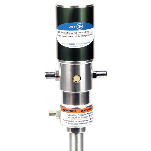 JAGP-120 Ensemble de pompe &agrave; graisse robuste avec commande pneumatique Les Fournitures Industrielles Méga