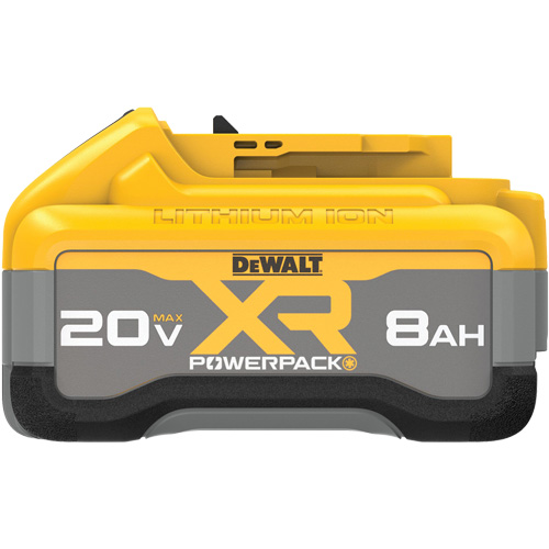 MAX* XR POWERPACK Battery, Lithium-Ion, 20 V, 8 Ah Les Fournitures Industrielles Méga