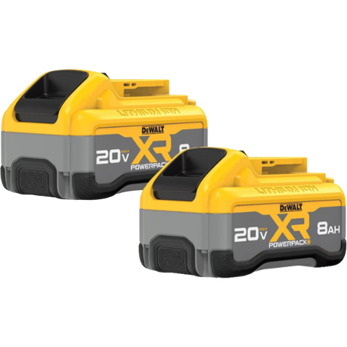 MAX* XR POWERPACK Batteries, Lithium-Ion, 20 V, 8 Ah Les Fournitures Industrielles Méga