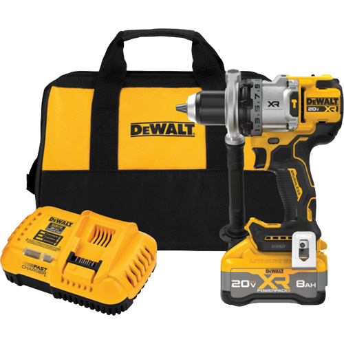 Trousse de marteau perforateur sans balai &agrave; 3 vitesses MAX* XR avec batterie XR POWERPACK , Mandrin 1/2", 20 V Les Fournitures Industrielles Méga