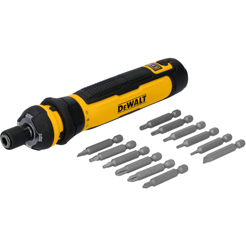 14-Piece Cordless Screwdriver Set with FLEXDRIVE Control, 4 V, 44 in-lbs/5 Nm Max. Torque Les Fournitures Industrielles Méga