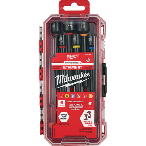 Jeu de tourne-&eacute;crous de 6" Impact Duty SHOCKWAVE, 6 mcx, Magn&eacute;tique Les Fournitures Industrielles Méga