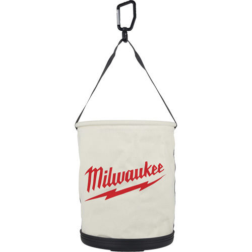 Sac seau polyvalent, 11-81/100" lo x 11-81/100" la x 14-57/100" h, Polyester, Blanc Les Fournitures Industrielles Méga