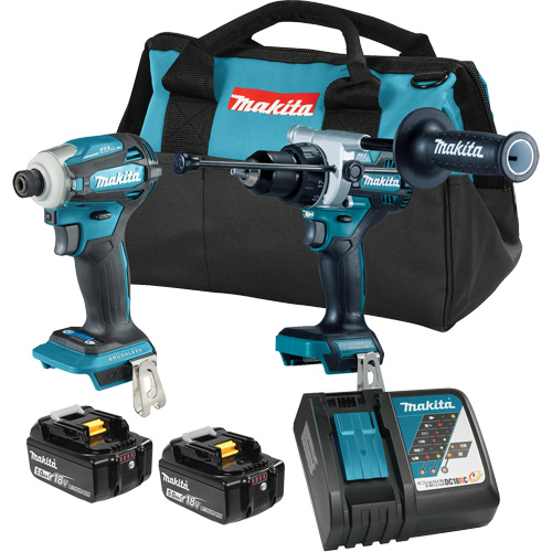 LXT Brushless 2 Tool Combo Kit, Lithium-Ion, 18 V Les Fournitures Industrielles Méga