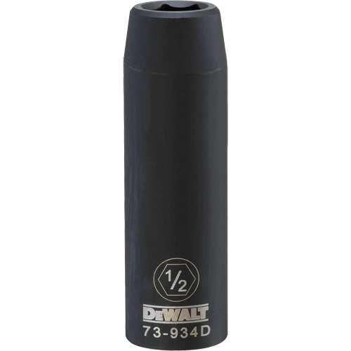 Socket, Impact, 1/2", 1/2" Drive, 6 Points Les Fournitures Industrielles Méga