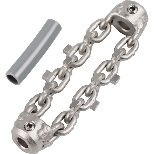 Chaîne de nettoyage de tuyaux de 2" pour c&acirc;ble de serpent &agrave; chaîne de 1/4" Les Fournitures Industrielles Méga