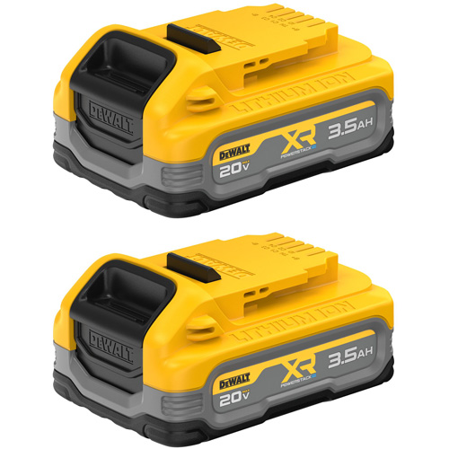 Ensemble de deux bloc-piles POWERSTACK XR , Lithium-ion, 20 V, 3.5 Ah Les Fournitures Industrielles Méga