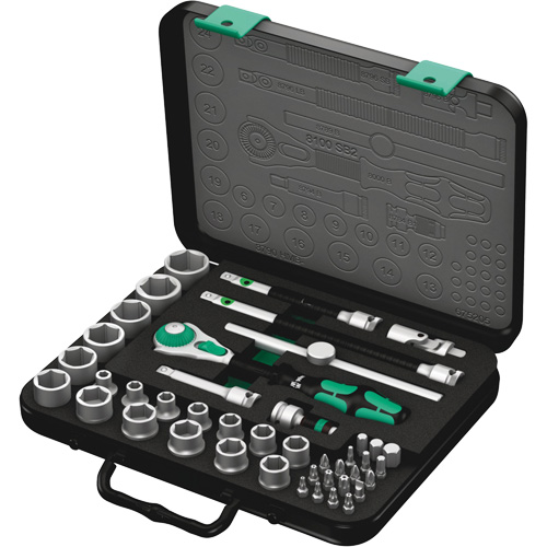 Jeu de cliquets rapides Zyklop 8100 SB 2, 43 Mcx, Prise de 3/8" Les Fournitures Industrielles Méga