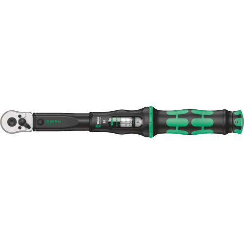 Click-Torque B Torque Wrench with Reversible Ratchet, Click, 3/8" Square Drive, 10 - 50 Nm Les Fournitures Industrielles Méga