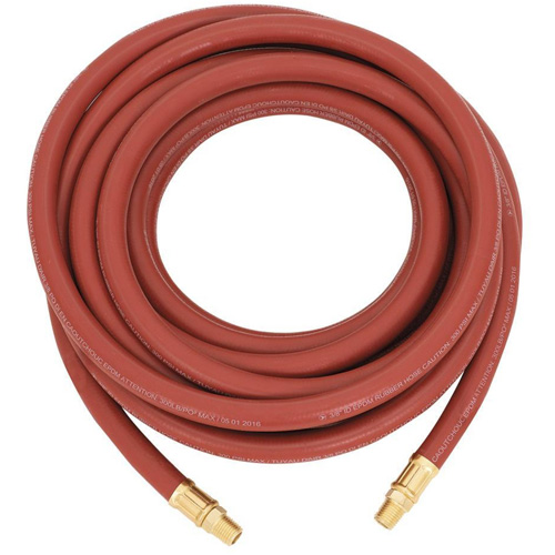 Tuyau AH3850RB, Air, Caoutchouc, 3/8" dia. x 50', 300 psi, 1/4 NPT Les Fournitures Industrielles Méga