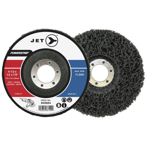 POWERSTRIP XCL Surface Preparation Depressed Centre Wheel, 4-1/2" Dia. Les Fournitures Industrielles Méga