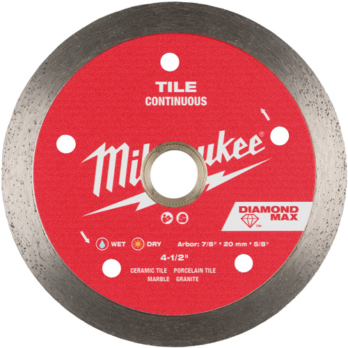 DIAMOND MAX Continuous Tile Diamond Blade Les Fournitures Industrielles Méga