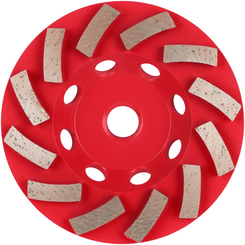 DIAMOND MAX Turbo 12-Segment Diamond Cup Wheel Les Fournitures Industrielles Méga
