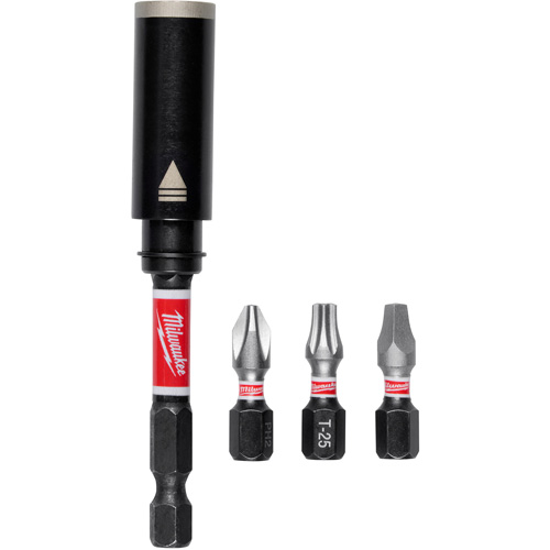 SHOCKWAVE Impact Duty 3in. Screw-Holding Bit Holder & Insert Bit Set  Les Fournitures Industrielles Méga