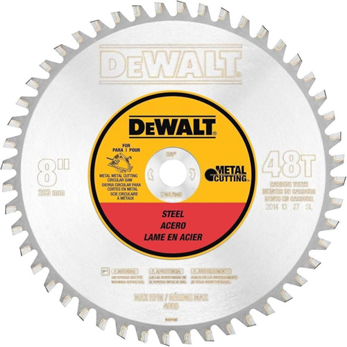 Lame circulaire pour m&eacute;taux ferreux, 8", 40 dents, Pour M&eacute;tal Les Fournitures Industrielles Méga