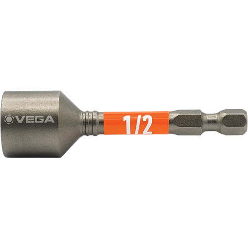 Impactech&reg; Nut Driver, 1/2" Tip, 1/4" Drive, 2-9/16" L, Magnetic Les Fournitures Industrielles Méga