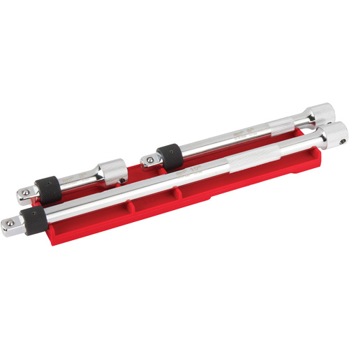 Locking Extension Set, 3/8" Drive, Chrome Finish, 3 Pcs Les Fournitures Industrielles Méga