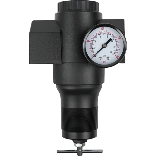Aluminum Regulator, 1-1/2" NPT, 300 psi Max. PSI, In Line Les Fournitures Industrielles Méga