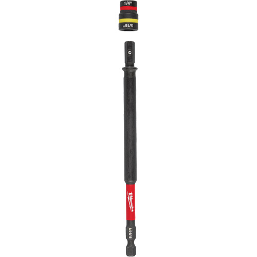 SHOCKWAVE Impact Duty 1/4” & 5/16” QUIK-CLEAR 2-in-1 Nut Driver, 1/4" Drive, 6" L, Magnetic Les Fournitures Industrielles Méga