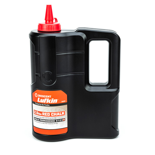 2.5 lbs. Red Chalk Refill Les Fournitures Industrielles Méga