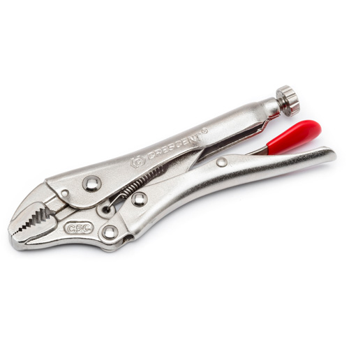 Locking Pliers with Wire Cutter, 7" Length, Curved Jaw Les Fournitures Industrielles Méga