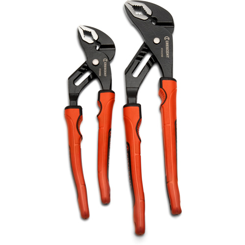 Jeu de pince bouvet&eacute;es Grip Zone V-Jaw avec manche bimat&eacute;riau en cuir, 2 Morcea Les Fournitures Industrielles Méga