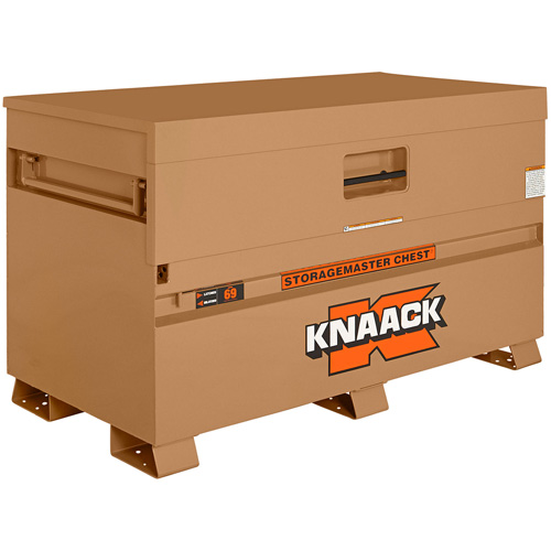Model 69 Piano Box with Padlock, 60" W x 30" D x 34-1/4" H, Tan Les Fournitures Industrielles Méga