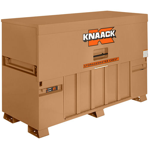 Model 91 Piano Box with 2 Padlocks, 72" W x 30" D x 49" H, Tan Les Fournitures Industrielles Méga