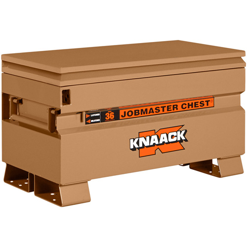 Model 36 Jobsite Chest with Padlock, 36" x 19" x 21-1/2", Steel, Tan Les Fournitures Industrielles Méga