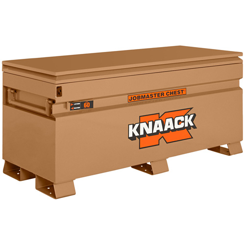 Model 60 Jobsite Chest with Padlock, 60" x 24" x 28-1/2", Steel, Tan Les Fournitures Industrielles Méga